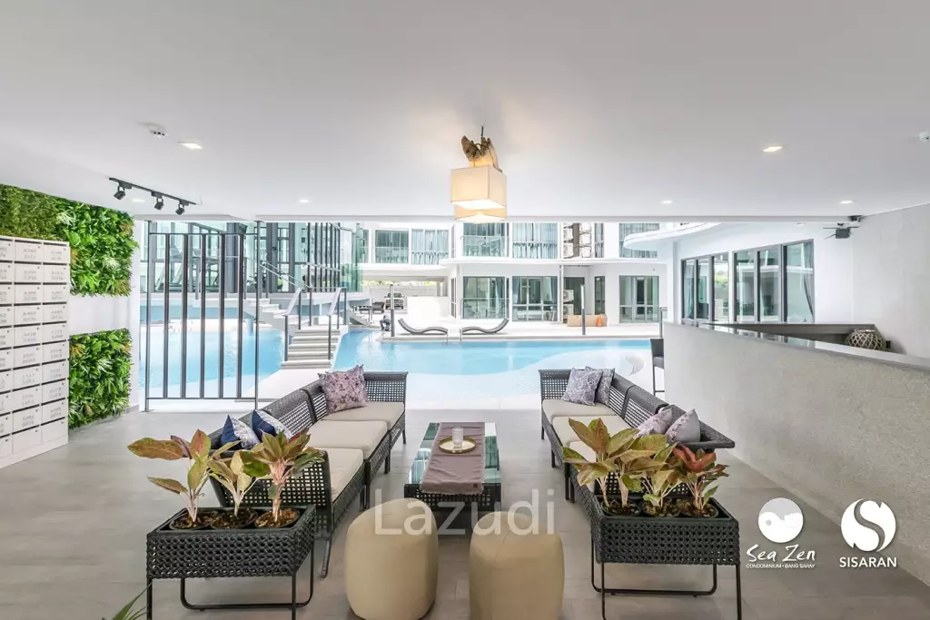 1 Bedroom 1 Bathroom 32 SQ.M. Sea Zen Bangsaray