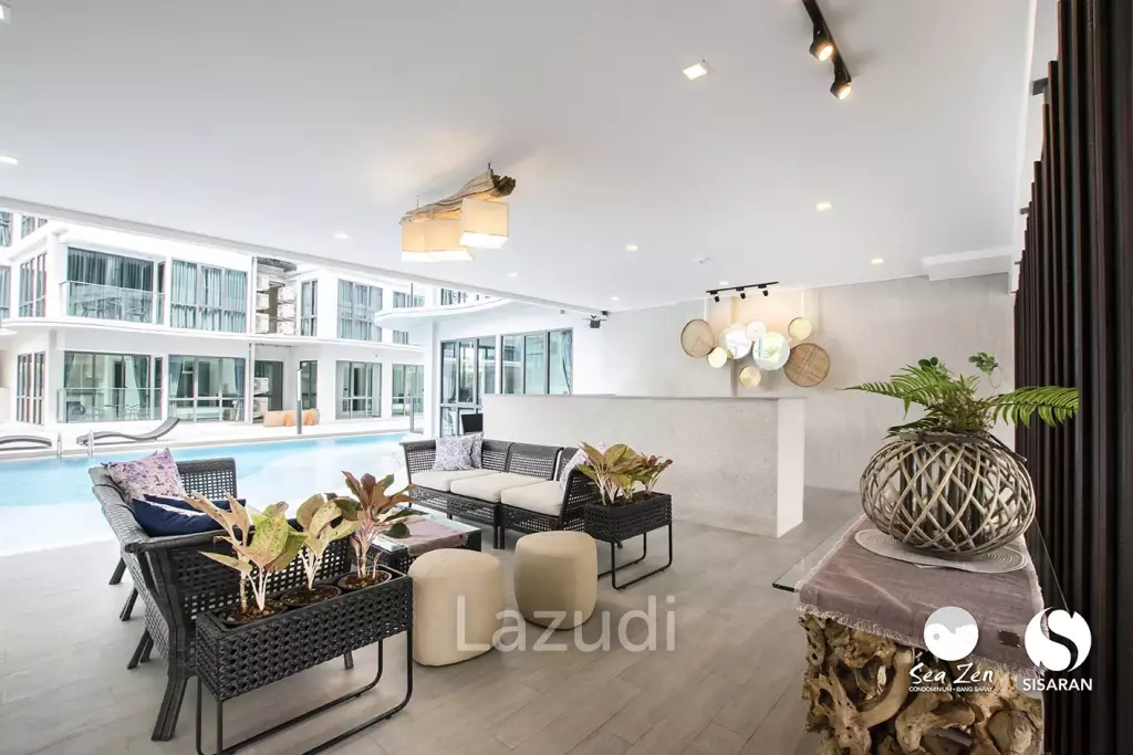 1 Bedroom 1 Bathroom 32 SQ.M. Sea Zen Bangsaray