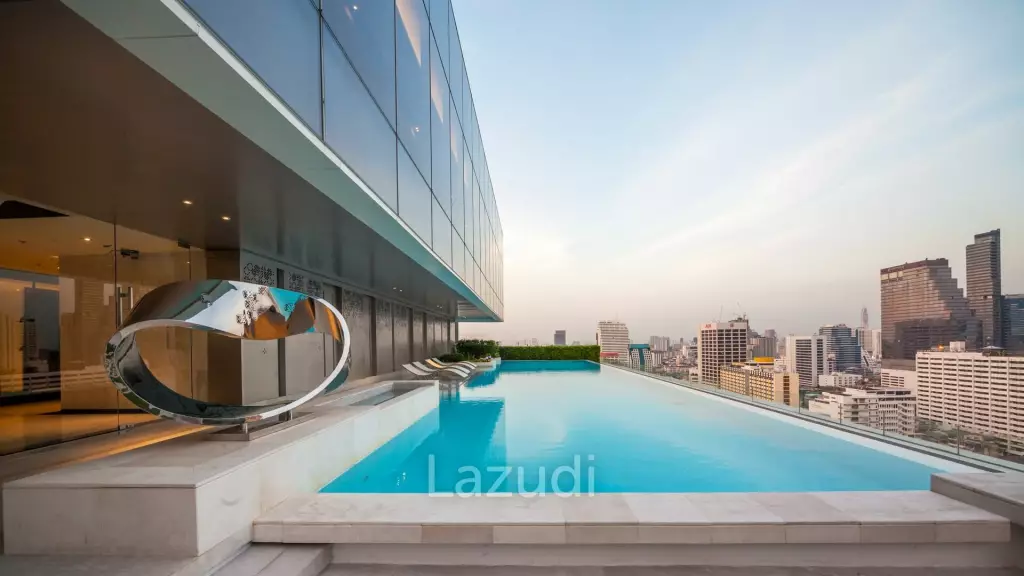 78 sqm high floor condo at The Room Sathorn - TanonPun, Si Lom