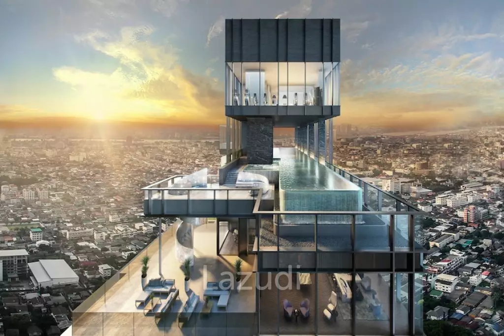 98.85 sqm high floor condo at RHYTHM Charoenkrung Pavilion Bangkok
