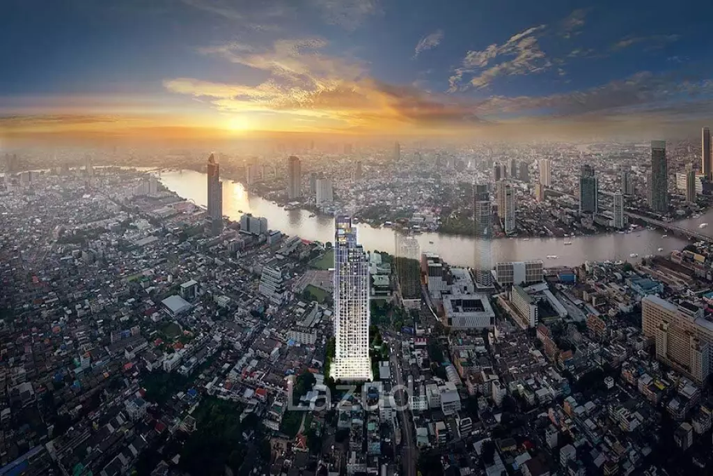98.85 sqm high floor condo at RHYTHM Charoenkrung Pavilion Bangkok