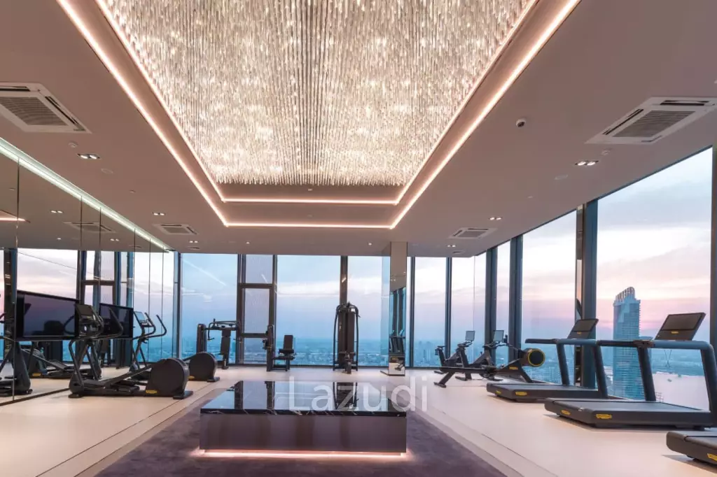 98.85 sqm high floor condo at RHYTHM Charoenkrung Pavilion Bangkok