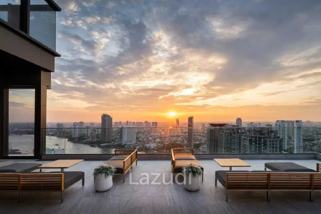 98.85 sqm high floor condo at RHYTHM Charoenkrung Pavilion Bangkok