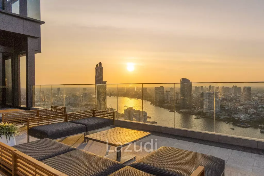98.85 sqm high floor condo at RHYTHM Charoenkrung Pavilion Bangkok