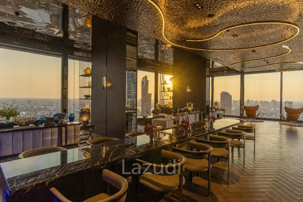 98.85 sqm high floor condo at RHYTHM Charoenkrung Pavilion Bangkok