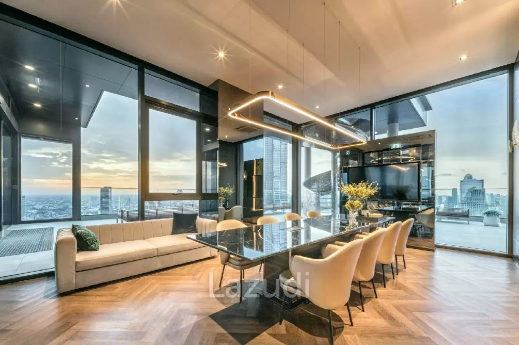 98.85 sqm high floor condo at RHYTHM Charoenkrung Pavilion Bangkok