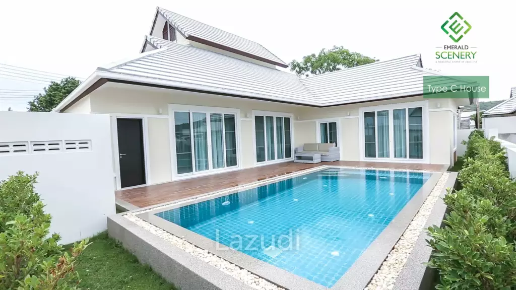 EMERALD SCENERY :  5 Bed Pool Villa with big land plot