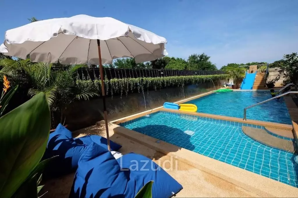 Modern designer 3 storey pool villa with roof terrace with sea views, only 200 meters from pristine Beach
