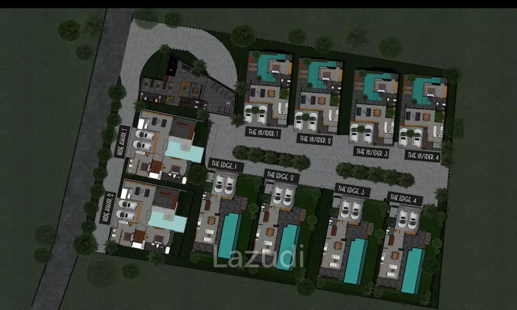 Modern 3-Bedroom Villa at Wallaya Pool Villas for Sale in Cherng Talay