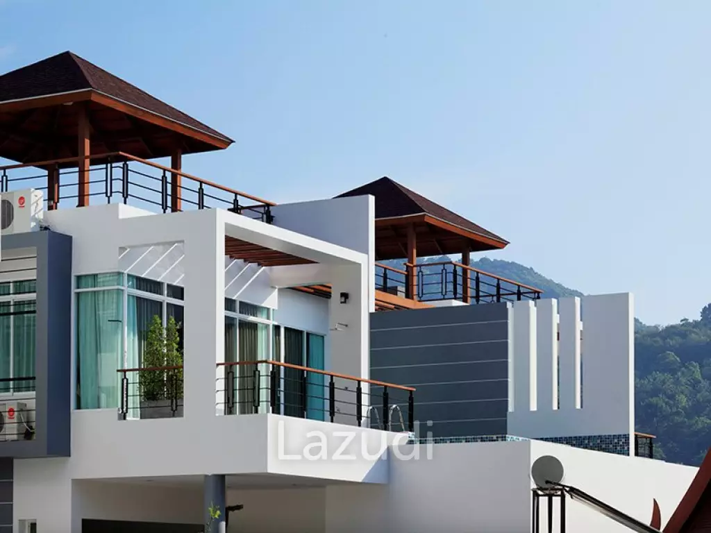 Seaview 5-bedroom Pool Villa near Kata Beach