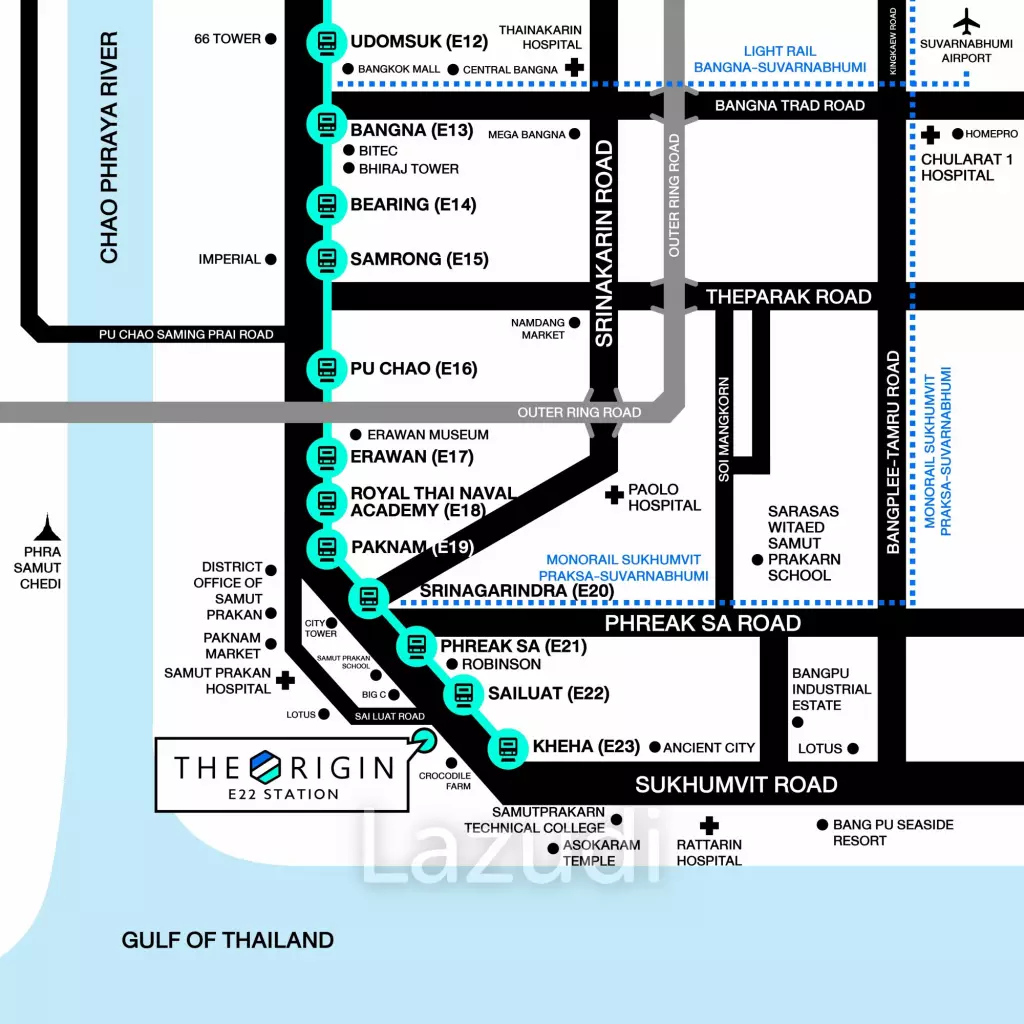 1 Bed 1 Bath 27.08 SQ.M The Origin E22 Station