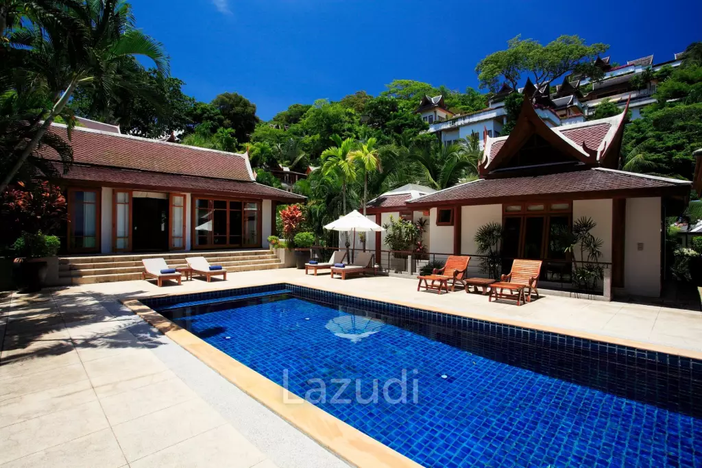 Luxury 5-Bedroom Pool Villa with Stunning Panoramic Views over Surin Beach