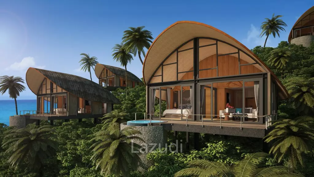 Cottage-Style Hillside Residence for Sale Overlooking Naka Bay