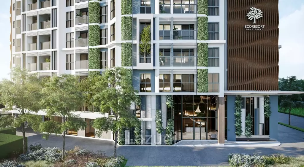 2 Bed 1 Bath 57.08 SQ.M Eco Resort Bang Saray