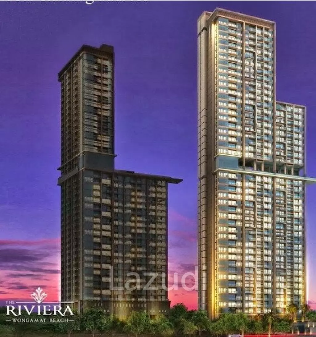 1 Bed 1 Bath 35 SQ.M. The Riviera Wongamat Beach
