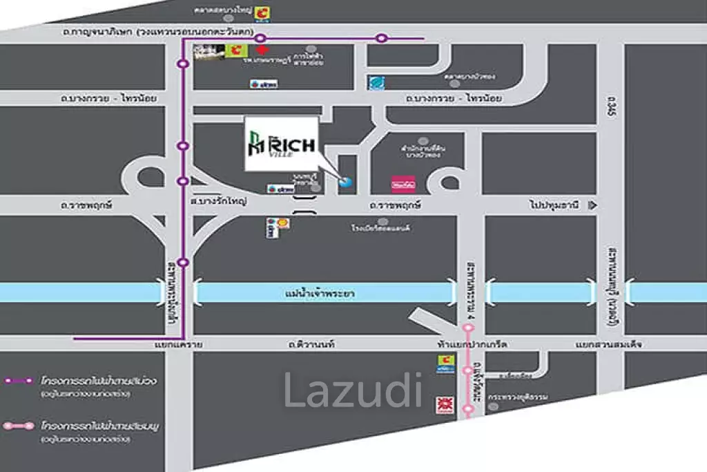 Sales : Townhouse The Rich Ville ratchapruk - rattanathibet