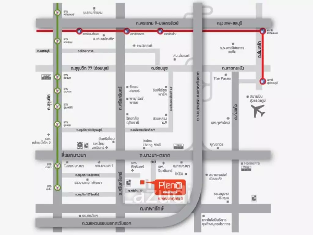 Sale townhome Pleno Srinakarin 19.8 sq wa.
