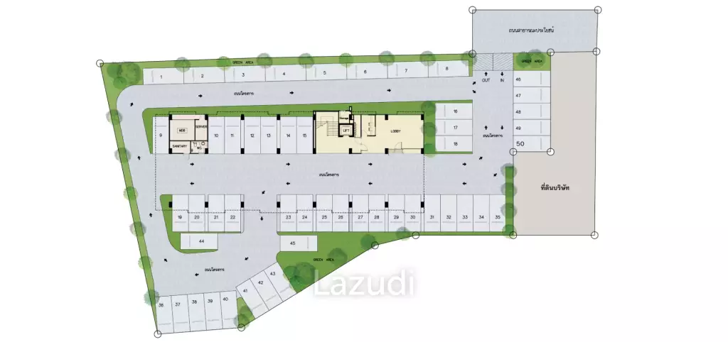 1 bed 35.56SQM One Plus Jedyod 3