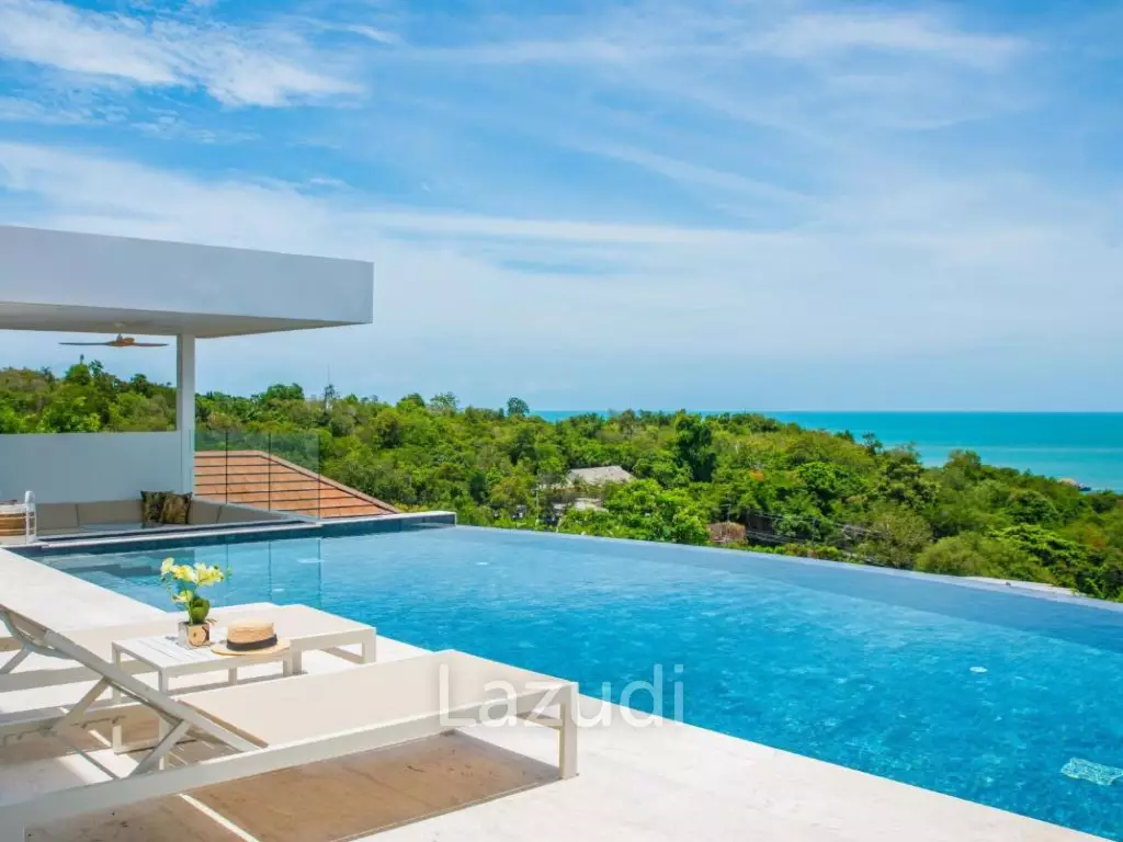 Custom Luxury Sea View Villa Near Choeng Mon Beach