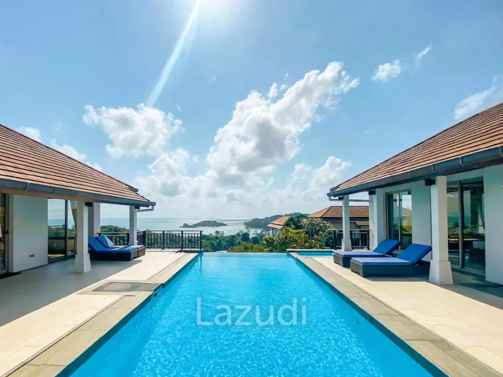 Custom Luxury Sea View Villa Near Choeng Mon Beach