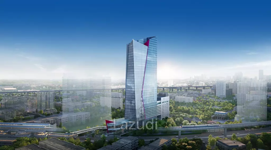 119 sqm high floor office for rent in 66 Tower Bangna Bangkok