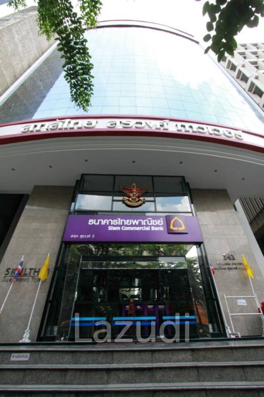 2 Restrooms 244 SQ.M Office at Skulthai Surawong Tower