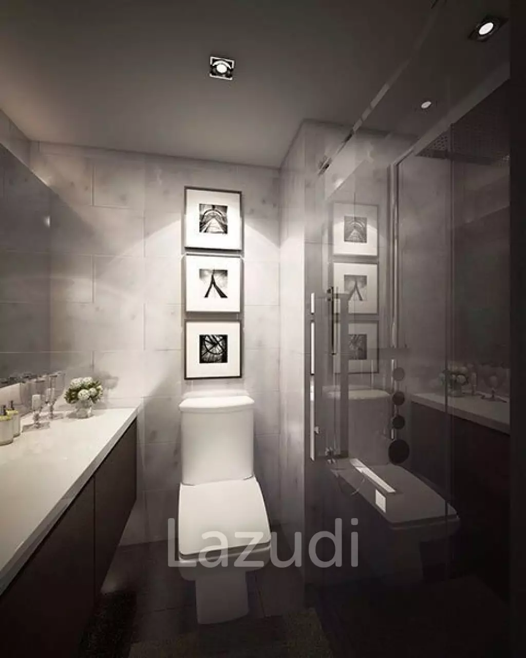 1 Bedroom 1 Bathroom 43.48 SQ.M. De Amber Condo