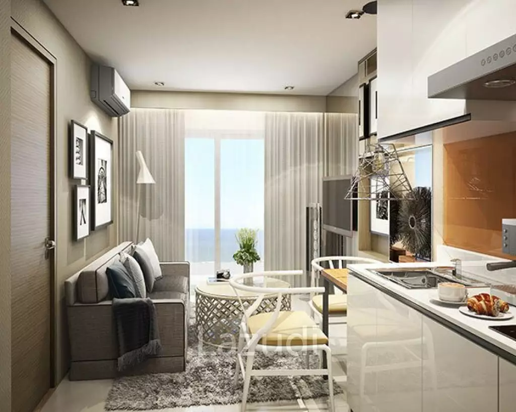 1 Bedroom 1 Bathroom 43.48 SQ.M. De Amber Condo