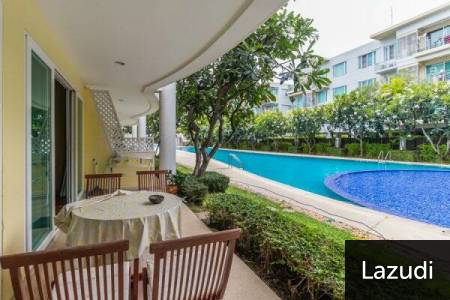 2 Bed Beachfront Condo in Town