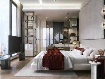 1 Bed 1 Bath 25.1 SQ.M. Chapter Charoennakorn-Riverside