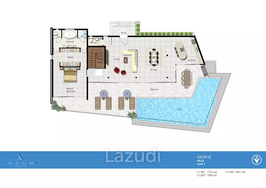 5 Bed 4 Bath 675 SQ.M. Azur Samui