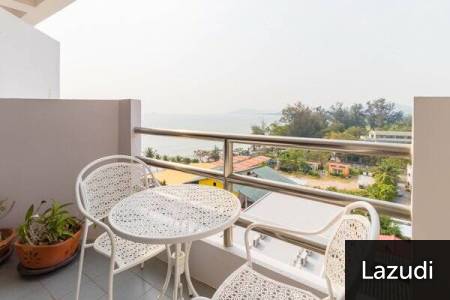 BLUE WAVE : Prime Beachfront 2 Bed Condo with Picturesque Sea View and Mountain View