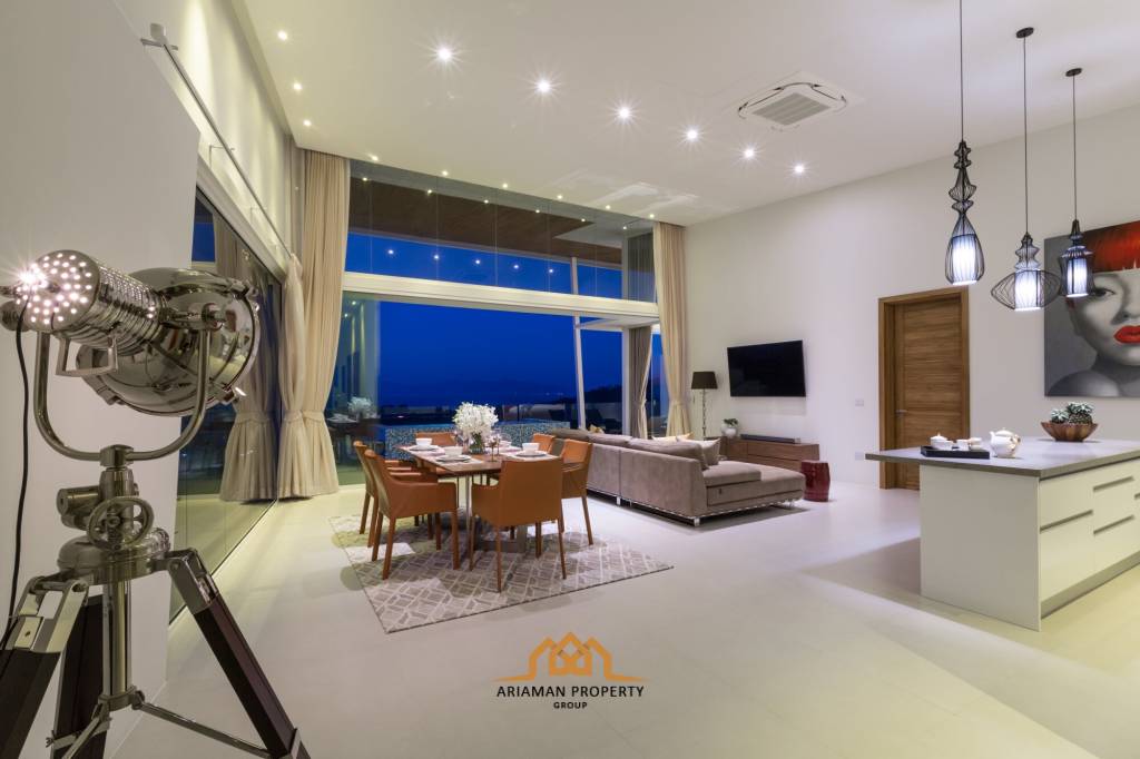 Penthouse 3 Bed Duplex 279 SQ.M with Sea View in Mae Nam