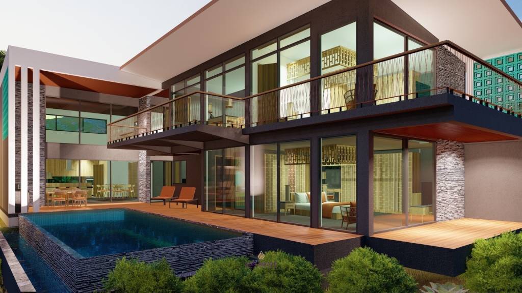 3 Luxury Pool Villas Project - Paklok