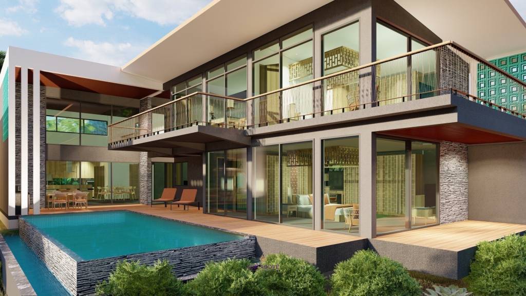 3 Luxury Pool Villas Project - Paklok