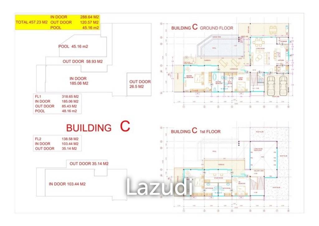 3 Luxury Pool Villas Project - Paklok