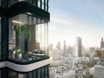 1 Bed 1 Bath 49.69 SQ.M. The Reserve Sathorn