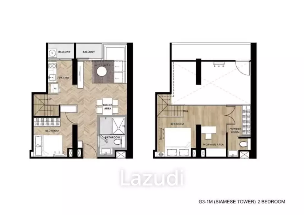 2 Bed 2 Bath 72 SQ.M Siamese Rama 9