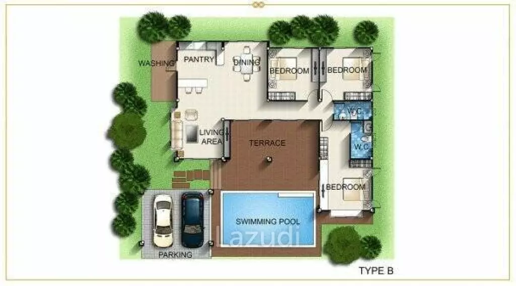 HUA HIN GRAND HILLS: VILLA B (OFF-PLAN)
