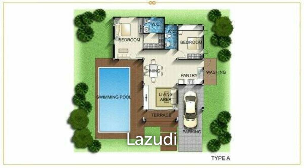 HUA HIN GRAND HILLS : VILLA A (OFF-PLAN)