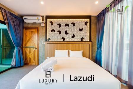 Modern Pool Villa with Outdoor Slide in Leleaf Sea Beach Pak Nam Pran