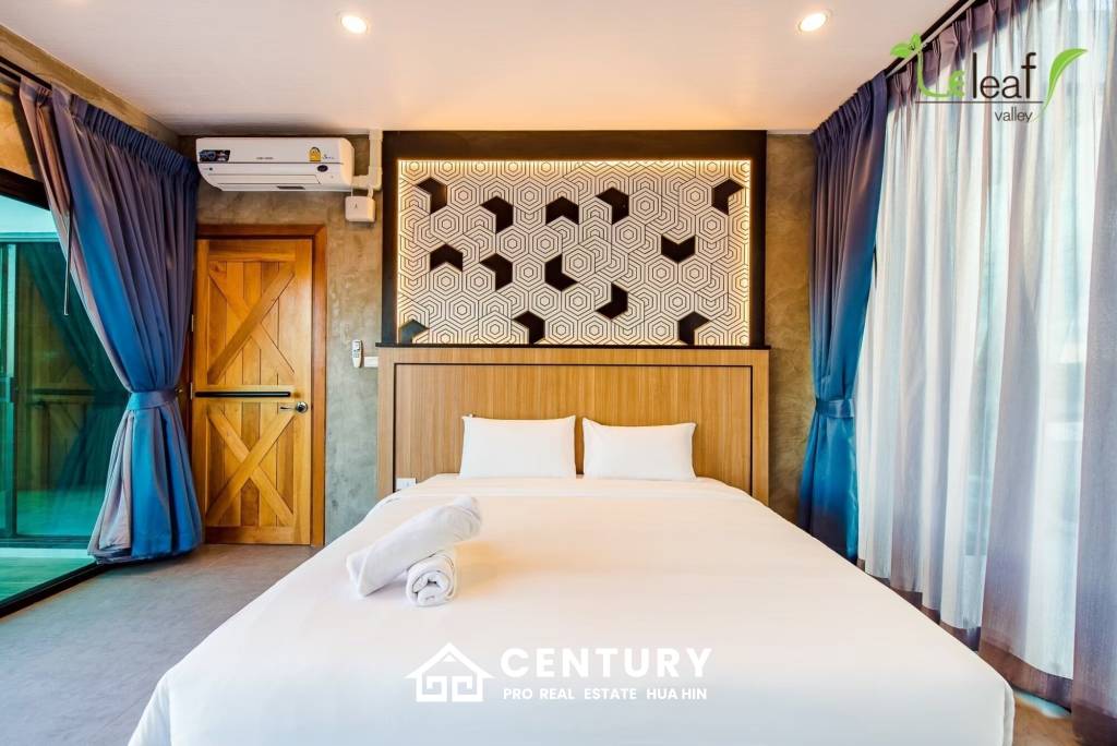 Modern Pool Villa with Outdoor Slide in Leleaf Sea Beach Pak Nam Pran