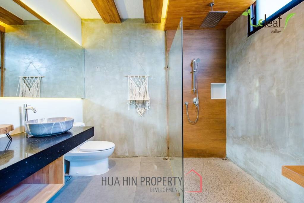 Modern Pool Villa with Outdoor Slide in Leleaf Sea Beach Pak Nam Pran