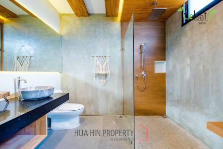 Modern Pool Villa with Outdoor Slide in Leleaf Sea Beach Pak Nam Pran