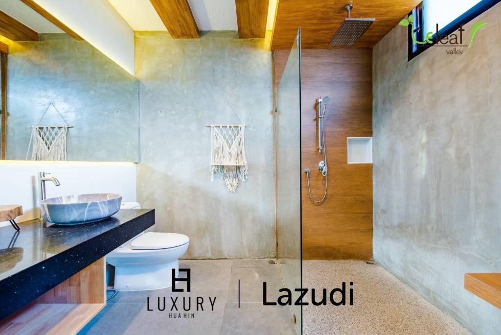 Modern Pool Villa with Outdoor Slide in Leleaf Sea Beach Pak Nam Pran