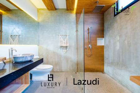 Modern Pool Villa with Outdoor Slide in Leleaf Sea Beach Pak Nam Pran