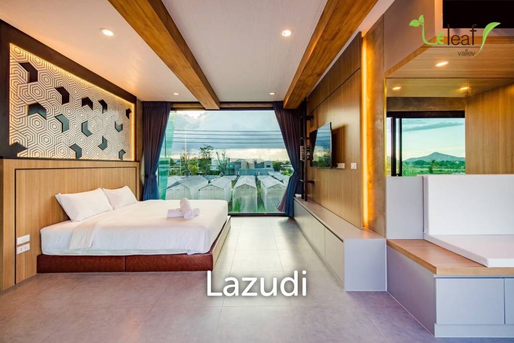 Modern Pool Villa with Outdoor Slide in Leleaf Sea Beach Pak Nam Pran