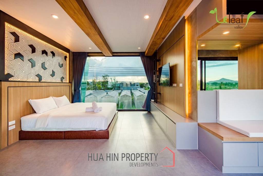 Modern Pool Villa with Outdoor Slide in Leleaf Sea Beach Pak Nam Pran