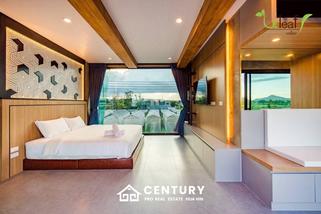 Modern Pool Villa with Outdoor Slide in Leleaf Sea Beach Pak Nam Pran