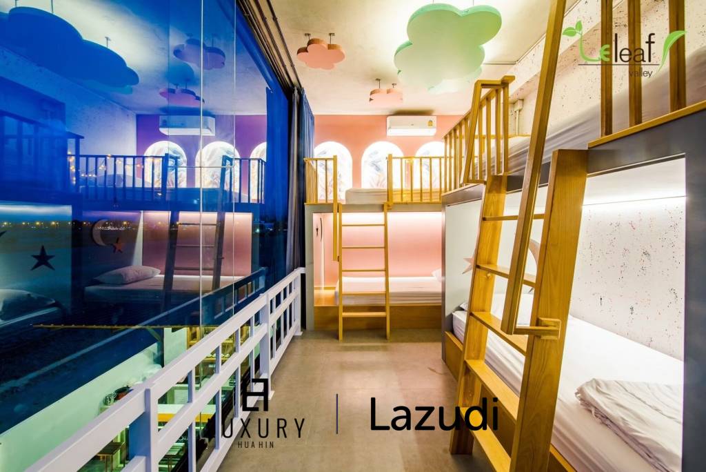 Modern Pool Villa with Outdoor Slide in Leleaf Sea Beach Pak Nam Pran